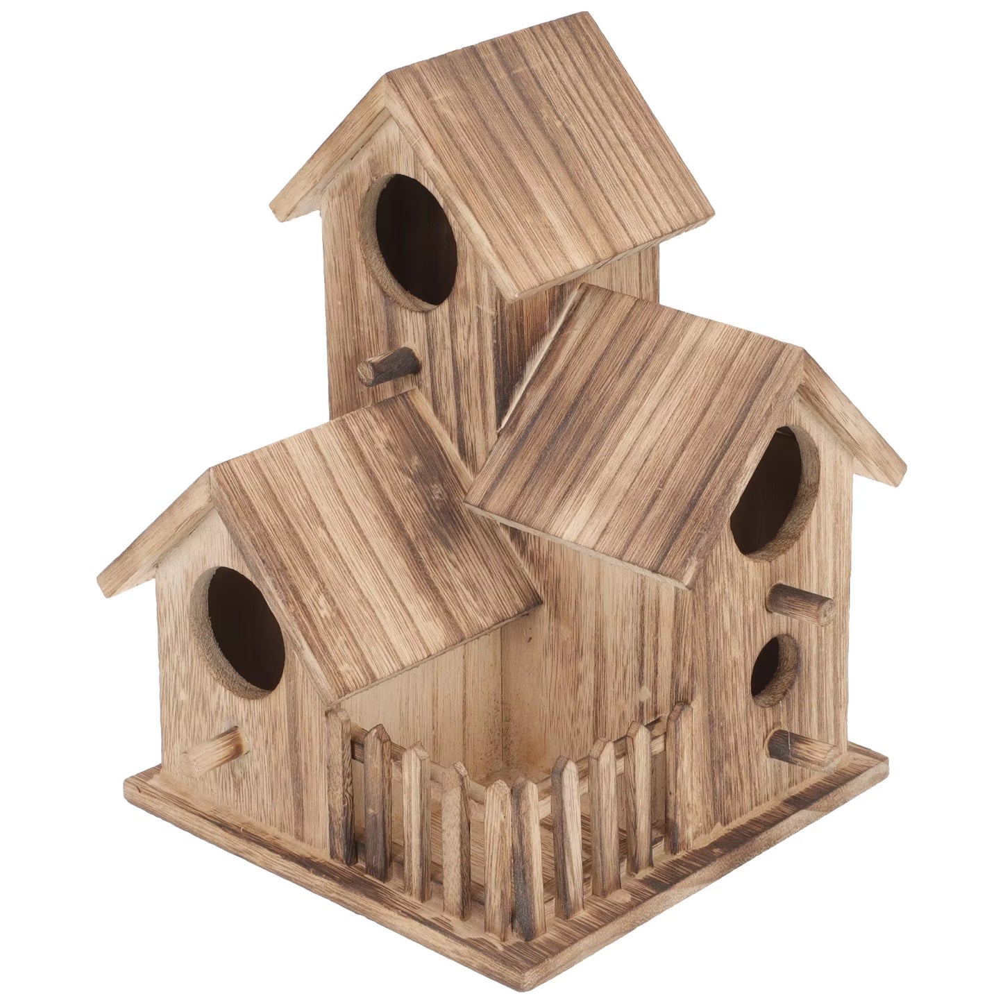 Cockatiel Nesting House Outdoor Bird House Outdoor Garden Bird House Wood Parakeet Nest Standing Feeder outside Toys Outdoor