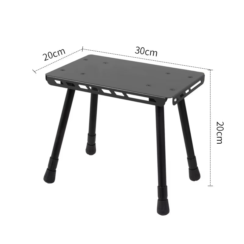 Outdoor Table and Chair Dual-Use Table, Liftable Portable Stool Outdoor Fishing Camping Chair Desk