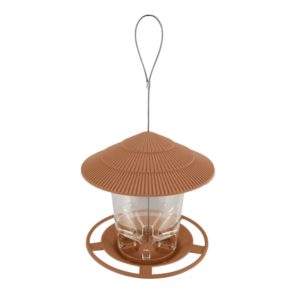 Bird Feeder Automatic Foot Feeding Tool Outdoor Bird Feeder Hanging Nut Feeding Multiple Hole Dispenser Holder Food Container