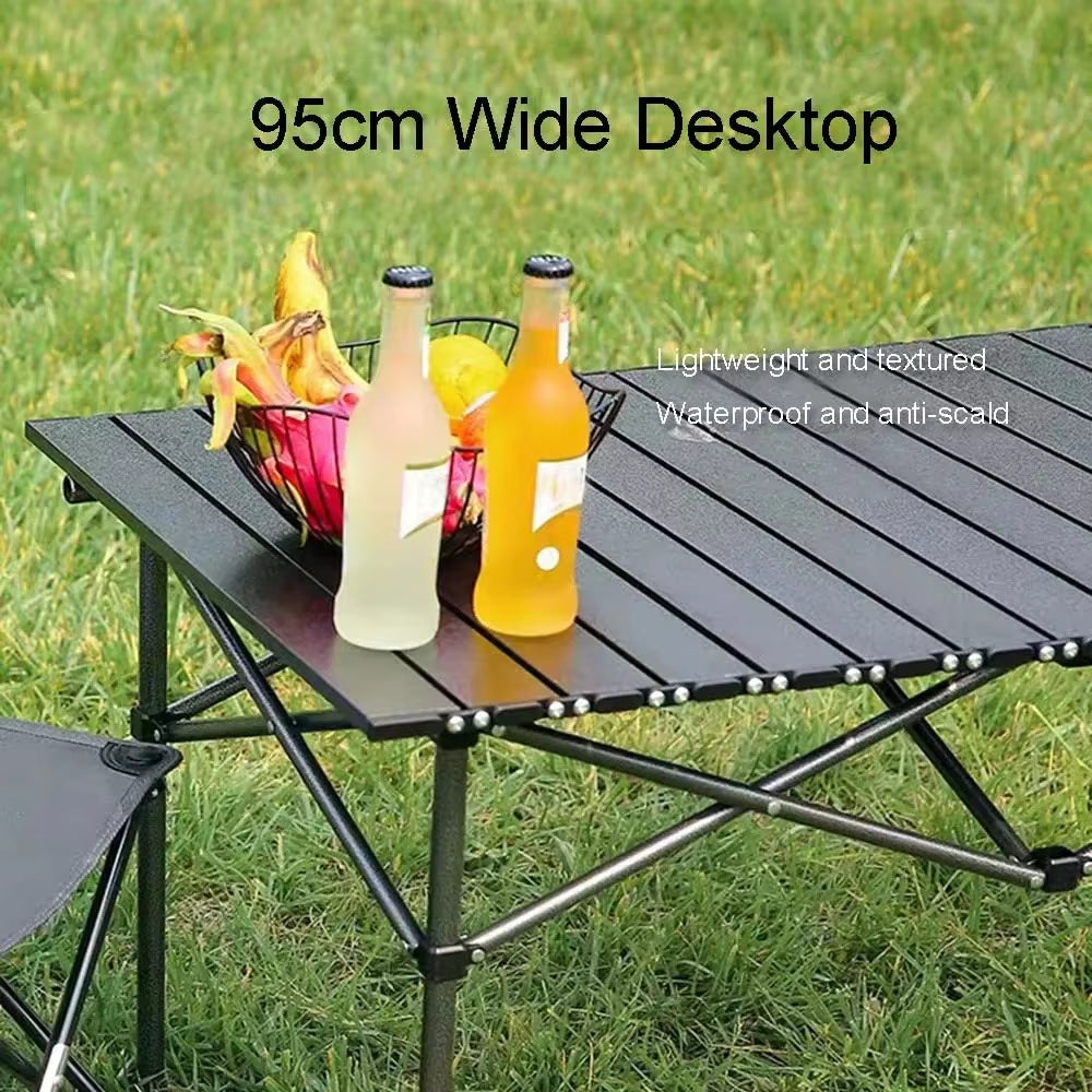 Outdoor Folding Tables Folding Camping Table Aluminum Alloy Barbecue Table Chicken Roll Table Tourist Picnic Tables 롤테이블테이블 캠핑용