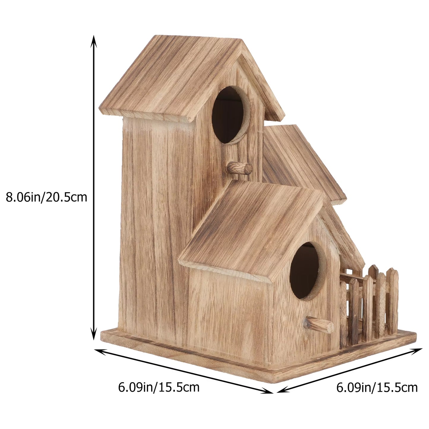 Cockatiel Nesting House Outdoor Bird House Outdoor Garden Bird House Wood Parakeet Nest Standing Feeder outside Toys Outdoor