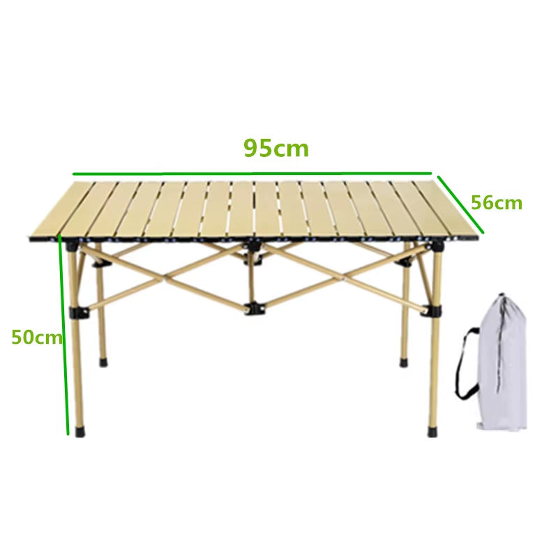 Outdoor Folding Tables Folding Camping Table Aluminum Alloy Barbecue Table Chicken Roll Table Tourist Picnic Tables 롤테이블테이블 캠핑용