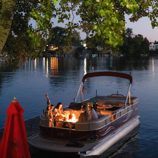 Pontoon Boat Fire Pit